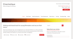 Desktop Screenshot of cinecinetique.com